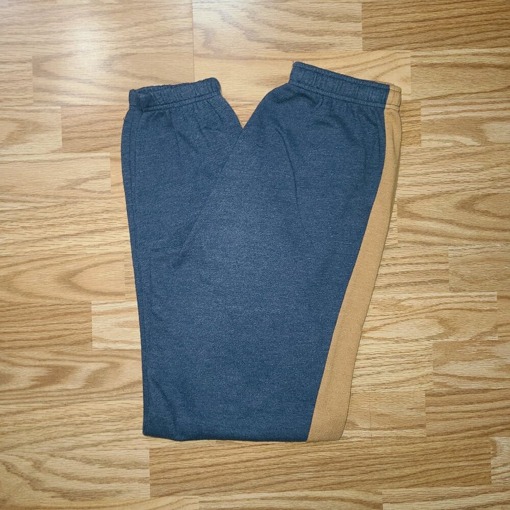 SO Blue/Mustard Yellow Jogger Sweatpants